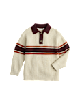 Knitted Stripe Collared Jumper (2-8 Yrs)