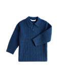 Cotton Rich Trophy Neck Knitted Jumper (2-8 Yrs)