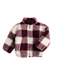 Borg Checked Jacket (2-8 Yrs)