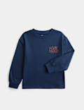 Pure Cotton Band Graphic Top (2-8 Yrs)