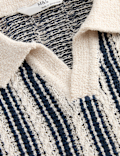 Cotton Rich Striped Knitted Top (2-10 Yrs)