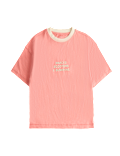 Pure Cotton Snacks Scooters Slogan T-Shirt (2-8 Yrs)
