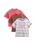 3pk Pure Cotton T-Shirts (2-8 Yrs)