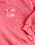 Cotton Rich Graphic Sweatshirt (2-8 Yrs)