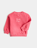 Cotton Rich Graphic Sweatshirt (2-8 Yrs)