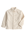 Pure Cotton Striped Overshirt (2-8 Yrs)