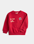 Cotton Rich Christmas Sweatshirt (2-8 Yrs)