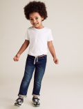 Regular Cotton Rich Comfort Waist Rainbow Jeans (2-7 Yrs)