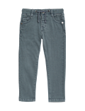 Skinny Cotton Rich Elasticated Waist Jeans (2-8 Yrs)