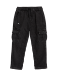 Regular Denim Cargo Jeans (2-8 Yrs)
