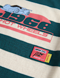 Pure Cotton Hot Wheels&trade; Mock Sleeve Top (2-8 Yrs)