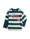 Pure Cotton Hot Wheels&trade; Mock Sleeve Top (2-8 Yrs)