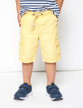 Regular Pure Cotton Utility Shorts (2-7 Yrs)