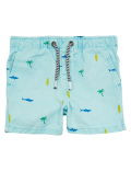 Pure Cotton Printed Rugby Shorts (2-7 Yrs)