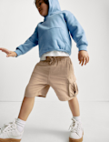Linen Rich Elasticated Waist Shorts (2-8 Yrs)