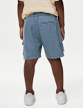 Pure Cotton Cargo Shorts (2-8 Yrs)