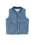 Denim Padded Gilet