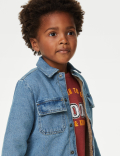 Denim Borg Lined Shacket (2-8 Yrs)