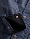 Waxed Jacket With Corduroy Collar (2-8 Yrs)