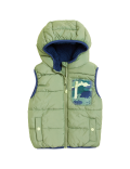 Camouflage Fleece Lined Padded Gilet