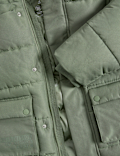 Longline Padded Hooded Coat (2-8 Yrs)