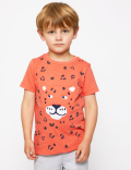 Pure Cotton Leopard T-Shirt (2-7 Years)
