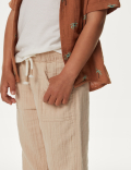 Pure Cotton Double Cloth Trousers (2-8 Yrs)