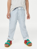 Pure Cotton Striped Trousers (2–8 Yrs)