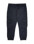 Pure Cotton Cargo Trousers (2-7 Yrs)