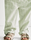 Linen Rich Trousers (2-8 Yrs)