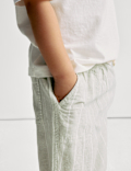 Linen Rich Trousers (2-8 Yrs)