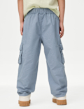 Pure Cotton Ripstop Cargo Trousers (2-8 Yrs)