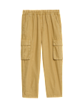 Pure Cotton Ripstop Cargo Trousers (2-8 Yrs)