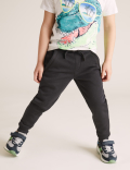 2pk Cotton Rich Joggers (2-7 Yrs)