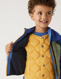 Borg Colour Block Jacket (2-7 Yrs)