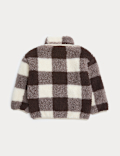 Borg Checked Fleece Lined Jacket (2-8 Yrs)