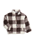 Borg Checked Fleece Lined Jacket (2-8 Yrs)