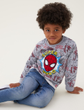Cotton Rich Spider-Man&trade; Sweatshirt (2-7 Yrs)