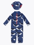 Whale Print All in One (2-7 Yrs)