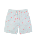 Dolphin Embroidered Striped Swim Shorts (2-7 Yrs)
