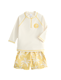 2 Piece Tropical Print Swim Set (2-8 Yrs)