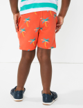 Cotton Palm Tree Shorts (2-7 Yrs)