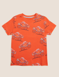 Pure Cotton Monster Truck Print T-Shirt
