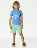 Pure Cotton Super Star Slogan T-Shirt