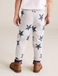 Cotton Star Print Joggers (2-7 Yrs)