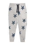 Cotton Star Print Joggers (2-7 Yrs)