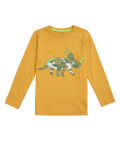 Cotton Camouflage Triceratops Top