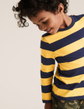 Pure Cotton Stripe Top (2-7 Yrs)