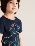 Organic Cotton Dinosaur T-Shirt (2-7 Yrs)