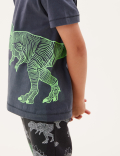 Pure Cotton Dinosaur T-Shirt (2-7 Yrs)